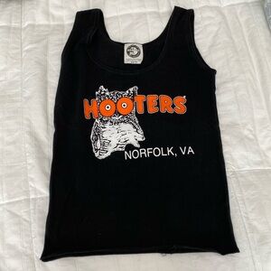 Black Hooters Girl Uniform Shirt. XS Norfolk, VA